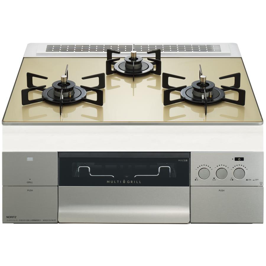 ノーリツ PROGRE N3S22PWASFSTEC LP FLAT 60cmタイプ 親水アクアコート シャンパンゴールドガラストップ 新品 送料無料 配送納期3日前後 | ノーリツ