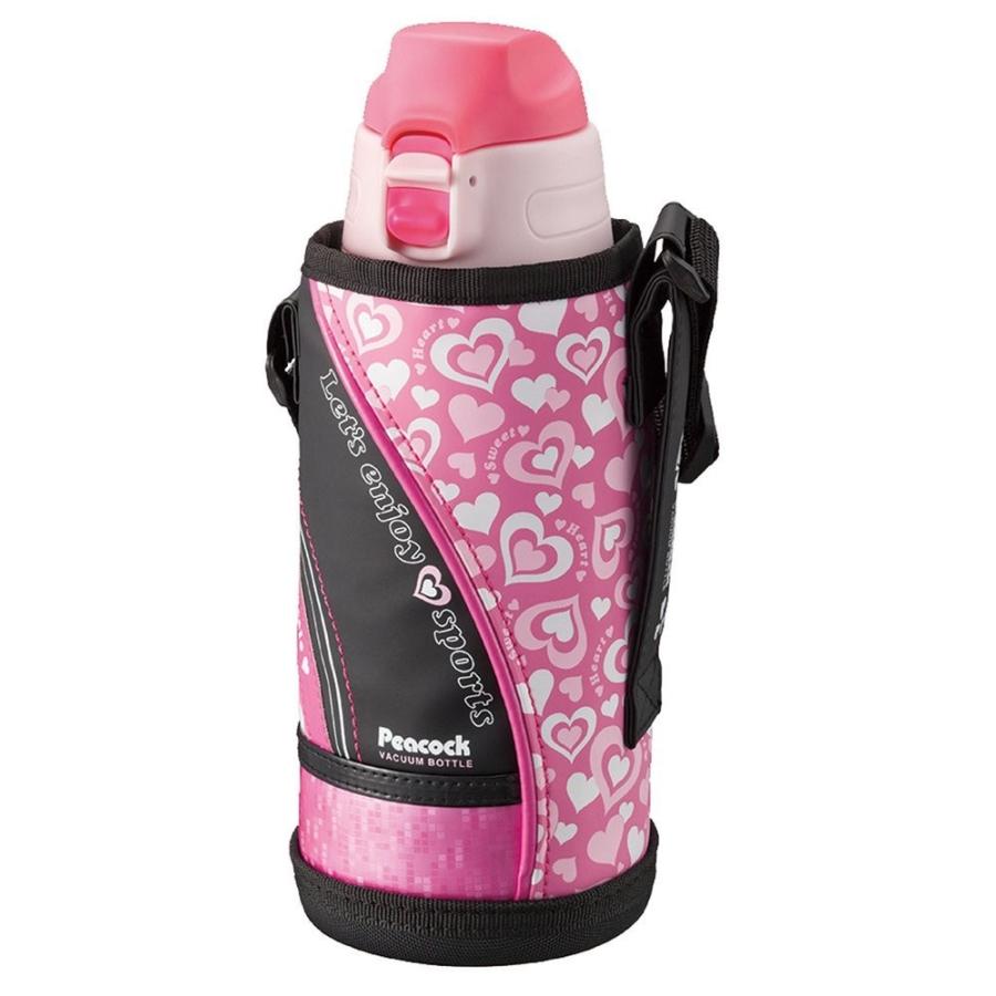 ピーコック Peacock AJC-F80 P ダイレクトボトル ポーチ付 保冷専用 0.8L ピンク 新品 送料無料 翌日出荷 | ピーコック魔法瓶工業 | 01