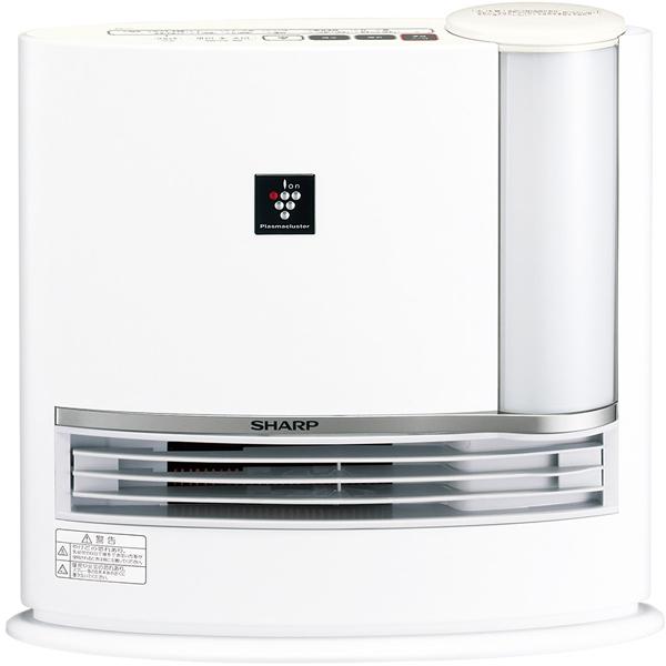 シャープ HX-J120-W 加湿セラミックヒーター プラズマクラスター7000 ハイブリッド式 ホワイト系 アイボリーホワイト 新品 送料無料 | SHARP