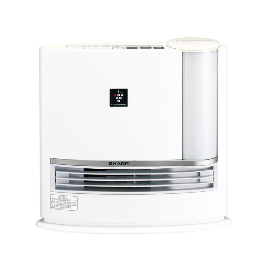 シャープ HX-L120-W 加湿セラミックヒーター プラズマクラスター7000 ハイブリッド式 ホワイト系/アイボリーホワイト 新品 送料無料 | SHARP