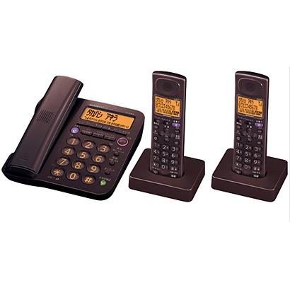 シャープ SHARP JD-G55CW-T デジタルコードレス電話機 親機および子機2台 ブラウン系 新品 送料無料 | SHARP