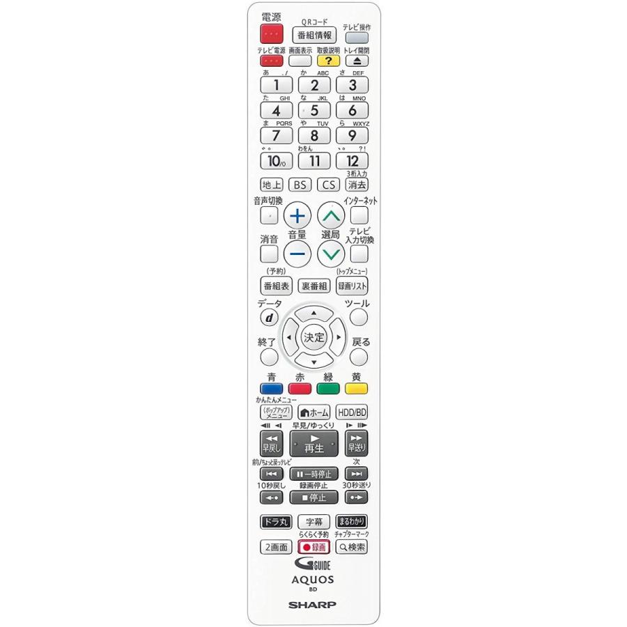 SHARP - シャープ ブルーレイレコーダー BD-WW1000 シャープ AQUOSブルーレイ BD-WW1000 [ホワイト系] 価格比較