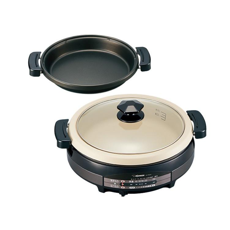 象印 ZOJIRUSHI EP-RD20-TA グリルなべ あじまる 1台2役 大型タイプ 5.3Ｌ ブラウン 新品 送料無料 | あじまる
