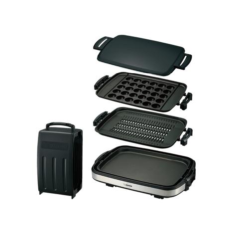 やきやき 象印 EA-GZ30-XB 穴あき焼肉プレート たこ焼きプレート 平面