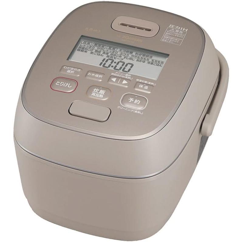 象印 NW-PV10-TZ 炎舞炊き 5.5合炊き圧力IH炊飯ジャー グレイッシュ 
