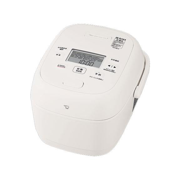 象印 NW-BB10-WA 圧力IH炊飯ジャー 豪熱大火力 鉄器コート黒まる厚釜 5.5合炊き ホワイト 新品 送料無料 | 象印