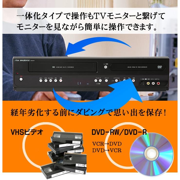 DXアンテナ ビデオ一体型DVDレコーダー VHSビデオをダビング DXアンテナ ビデオ一体型DVDレコーダー VHSビデオをダビング
