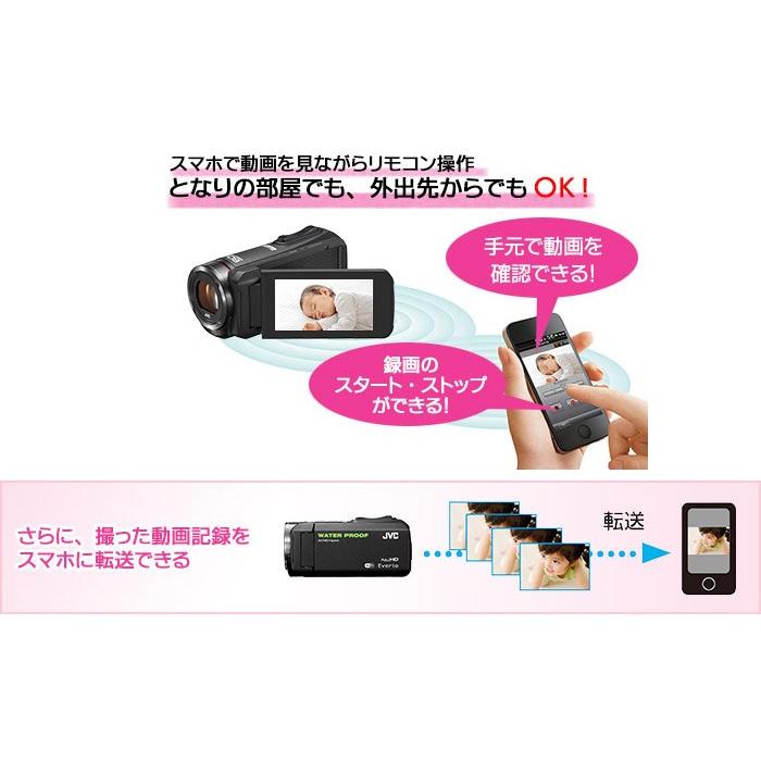 JVC KENWOOD ビクター ビデオカメラ EVERIO 防水 防塵 内蔵メモリー64GB GZ-RX500-N ピンクゴールド 新品 送料無料 | ビクターエンタテインメント | 03