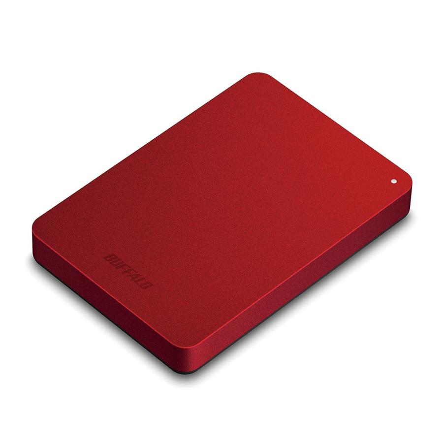 バッファロー BUFFALO HD-PNF1.0U3-BRE ポータブルハードディスク USB3.1 USB3.0用 耐衝撃 1TB レッド 新品 送料無料 | BUFFALO | 01