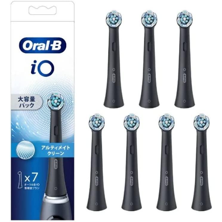 ブラウン iORBCB-7EL 替えブラシ iOシリーズ用 アルティメイトクリーン ブラック 7本 新品 送料無料 | BRAUN