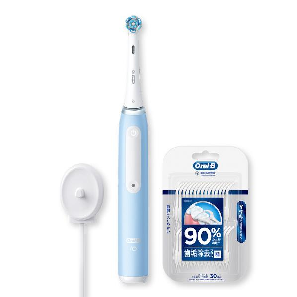 ブラウン IOG31A60IB-GCFL 回転式電動歯ブラシ オーラルB iO3 Y字フロスセット アイスブルー 新品 送料無料 | iO（オーラルB）