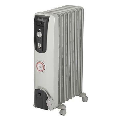 DeLonghi オイルヒーター 折りたたみ式 グレー