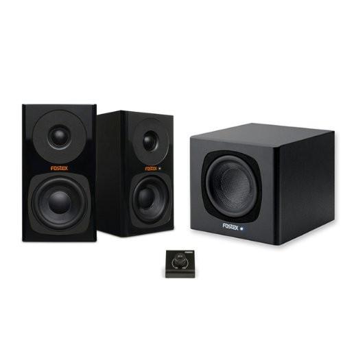 FOSTEX フォステクス 2.1ch ハイクオリティー スピーカーセット HQ-3 ジェットブラック 新品 送料無料 | FOSTEX