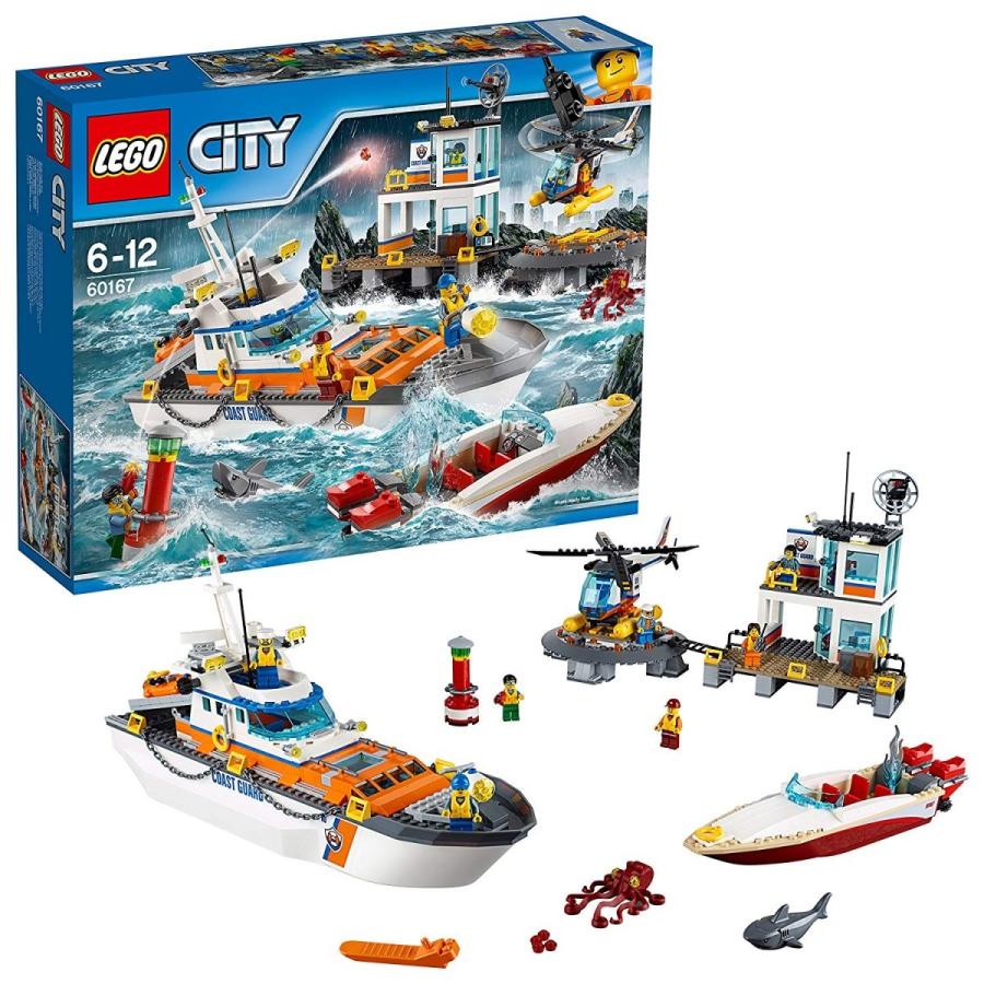レゴ LEGO シティ 海上レスキュー隊と司令基地 60167 新品 送料無料 | LEGO