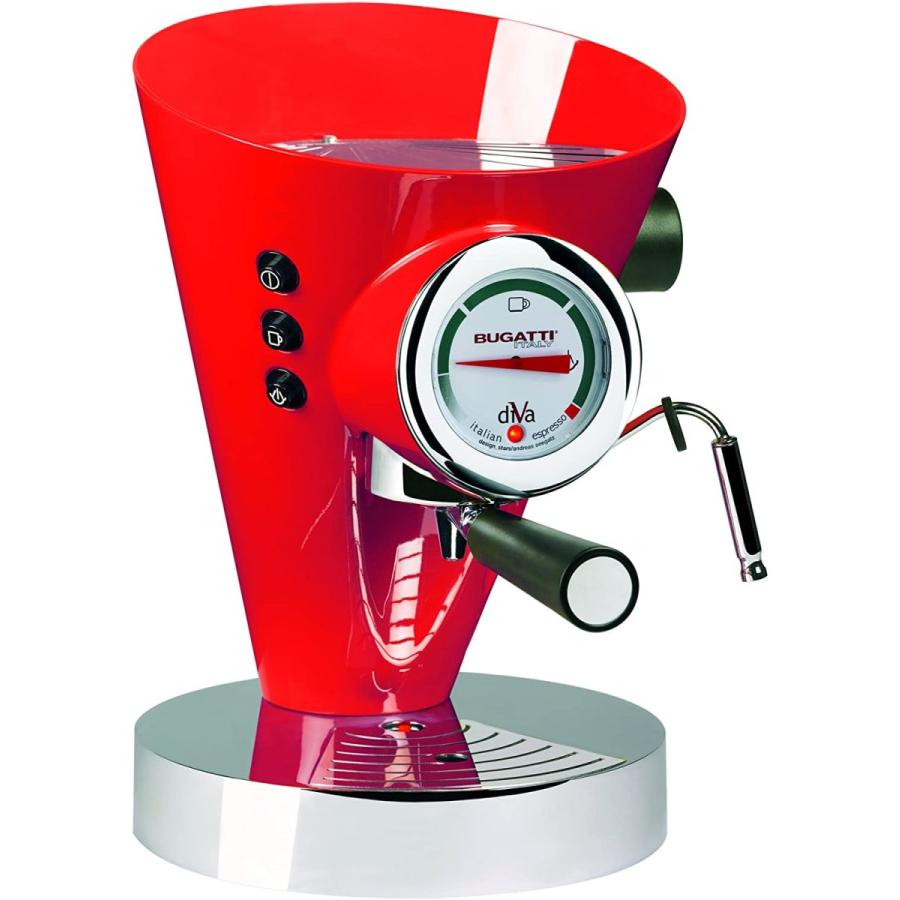 イタリア製BUGATTI diva エスプレッソマシン シルバー