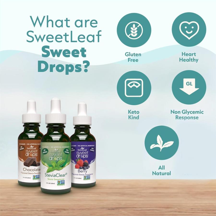 SweetLeaf リキッドステビア、クリア、バニラ、2流体オンス_6