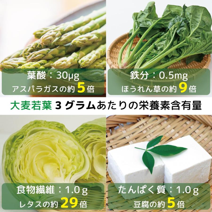 ソーキ ニュージーランドの大麦若葉 粒タイプ 270g 青汁 錠剤 有機JAS 食物繊維 葉酸_4