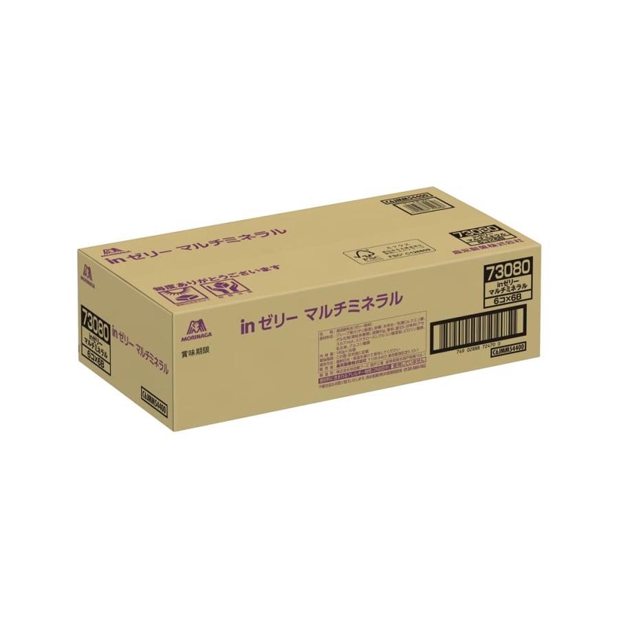 森永製菓 inゼリー マルチミネラル 180gパウチ×36本入×(2ケース)の画像
