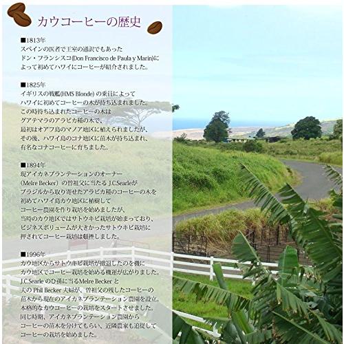 ２個セット【焙煎挽豆】アイカネ プランテーション カウコーヒー 100％カウコーヒー 8oz(227g)×2 ハワイアンコーヒー Aikane Pla_3