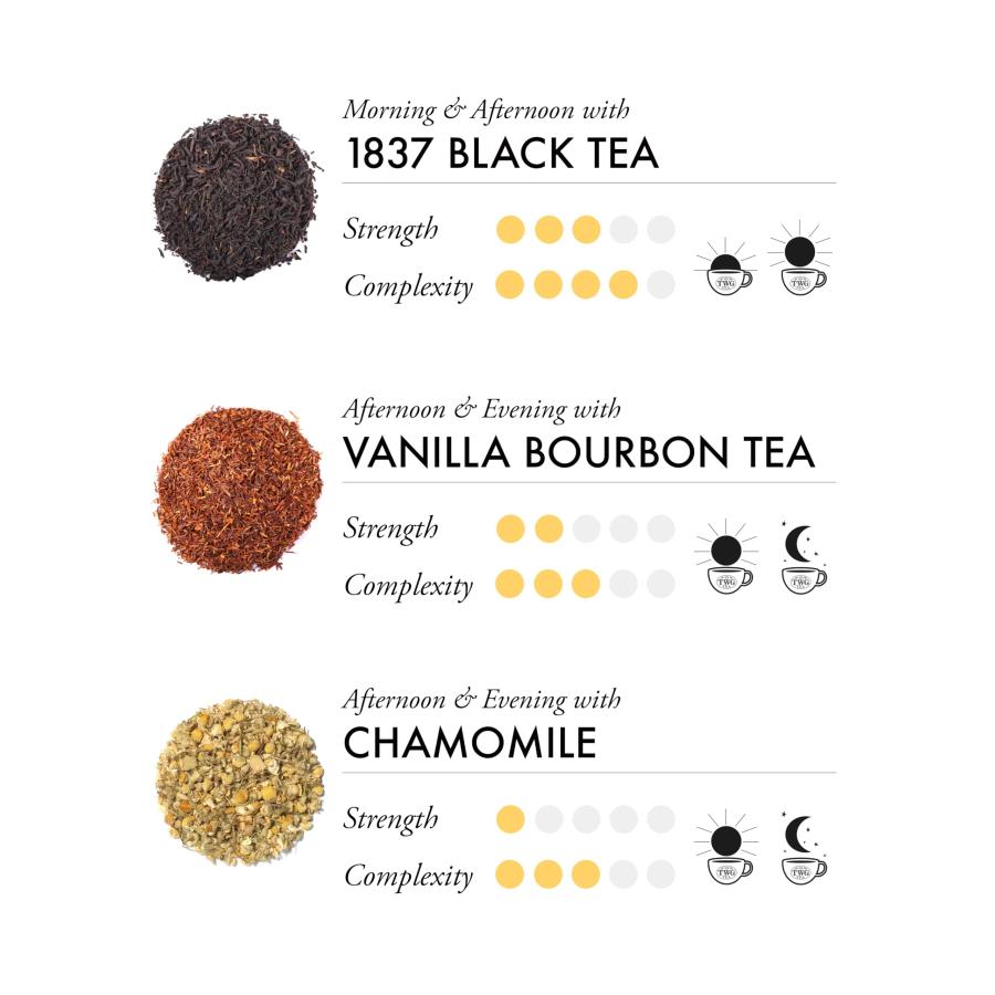 TWG Tea】紅茶 アソート 飲み比べ｜6種ティーバッグ 個包装｜1837