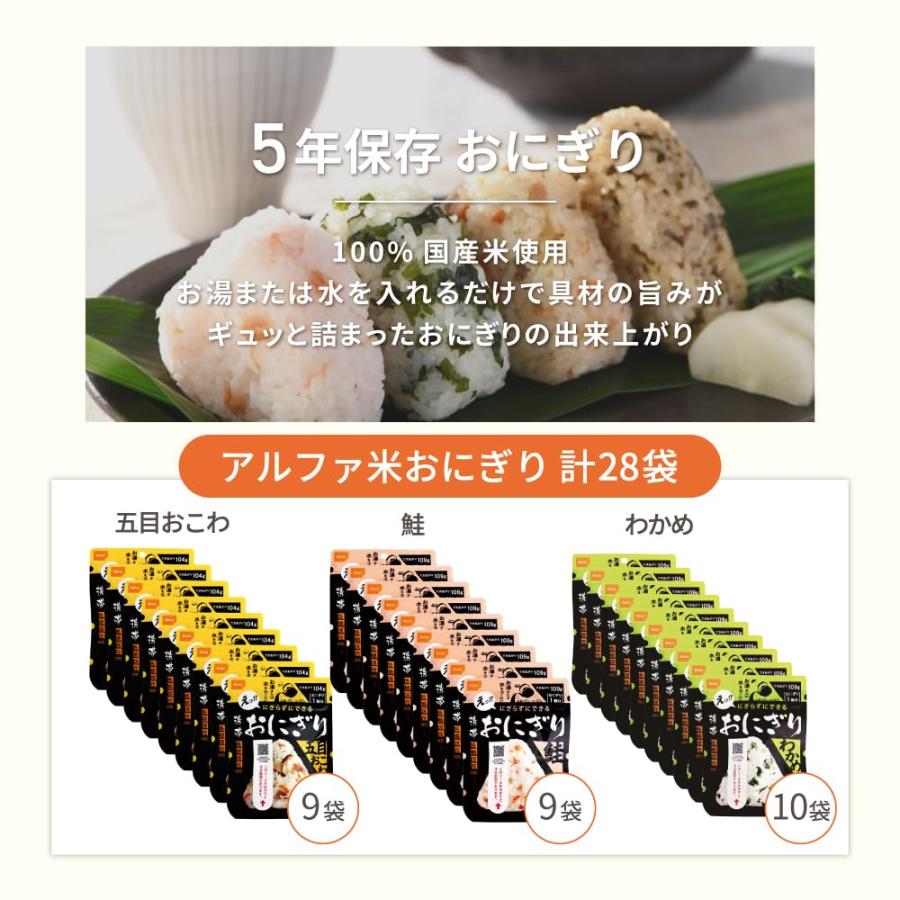 PEACEUP 5年保存 非常食セット 7日分 アルファ米 パンの缶詰 非常食 長期保存 災害備蓄 【 4人用 (84食) 】 防災食 保存食 ご飯_3