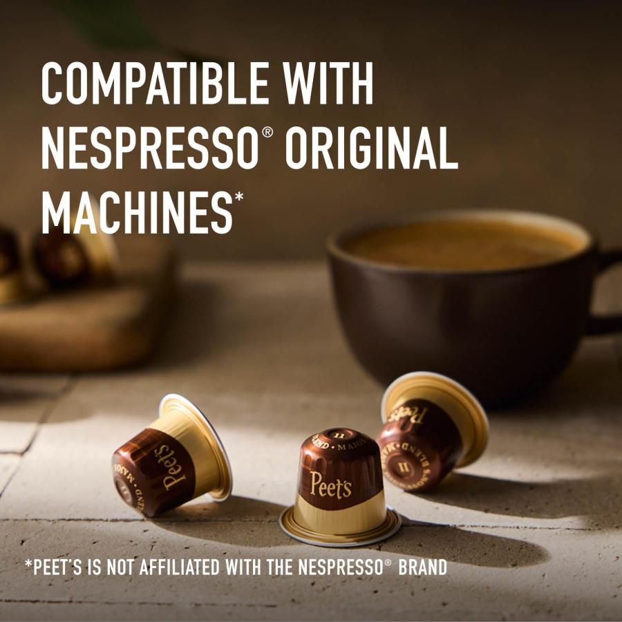 Peet's Coffee Espresso Capsules Variety Pack 10 Each (40 Count) Compatible_4