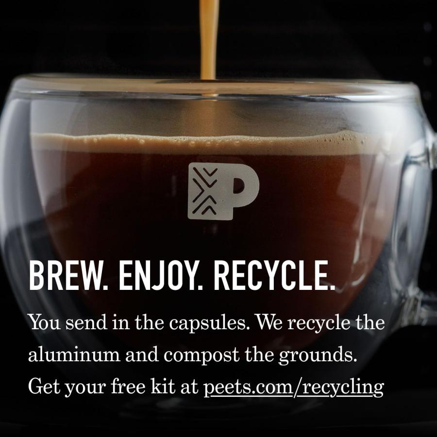 Peet's Coffee Espresso Capsules Variety Pack 10 Each (40 Count) Compatible_7