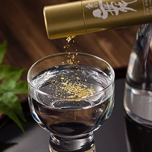 金の舞 切り廻し 食用金箔 紙筒 0.04g 金粉 箔一 HAKUICHI (10本)_2