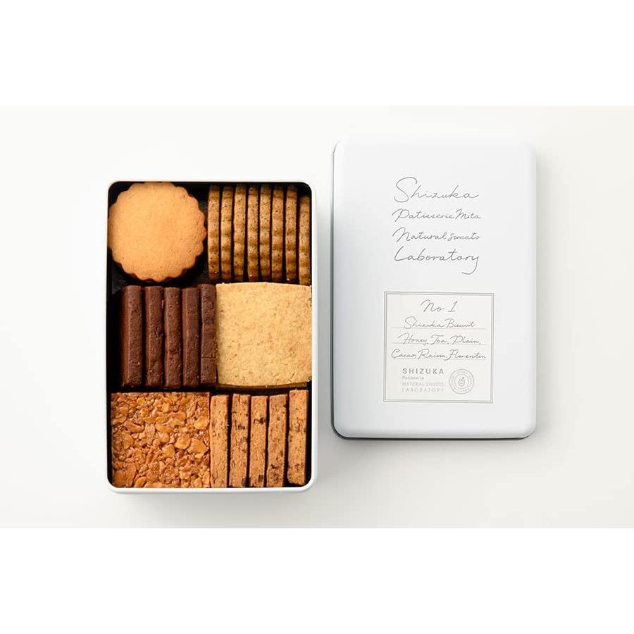 6種 シヅカ洋菓子店 ★No.1 Shizuka Biscuit シヅカ洋菓子店 自然菓子研究所 No. 1 Shizuka Biscuit クッキー缶