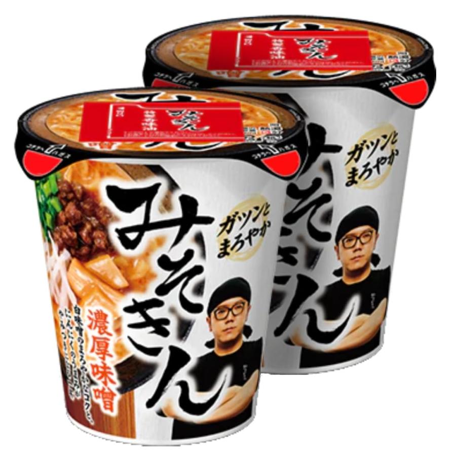 みそきん 濃厚味噌 109g ×12個　×2ケース　合計24個セット まとめ買い】みそきん 濃厚味噌ラーメン(109g)×2個 HIKAKIN PREMIUM