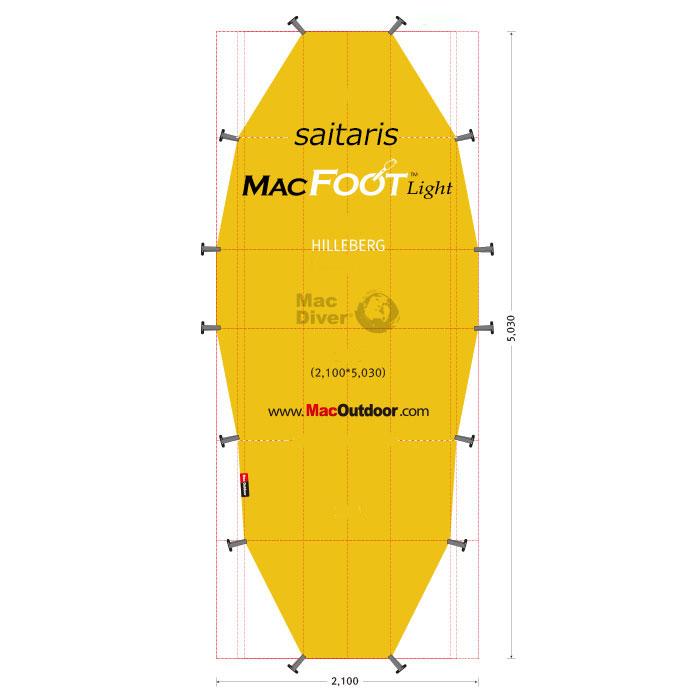 Hilleberg ヒルバーグ saitaris サイタリス 一体型 グランドシート