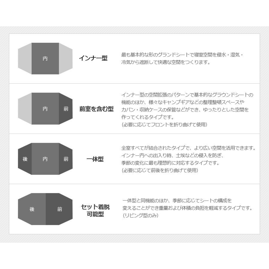 Nordisk アスガルド19.6用 一体型用 グランドシート ハイクオリティ Macoutdoor Fire Proof 難燃性 100%防水｜eightoutdoor｜07