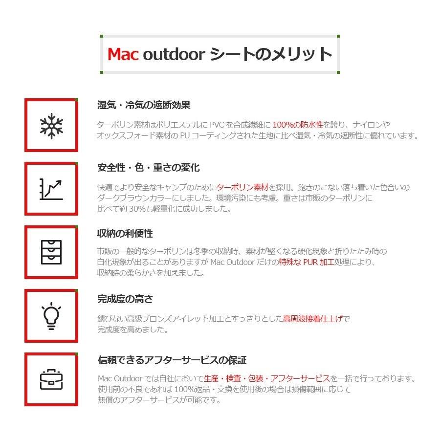 Mac Outdoor ノースフェイス テント ジオドーム4 グランドシート
