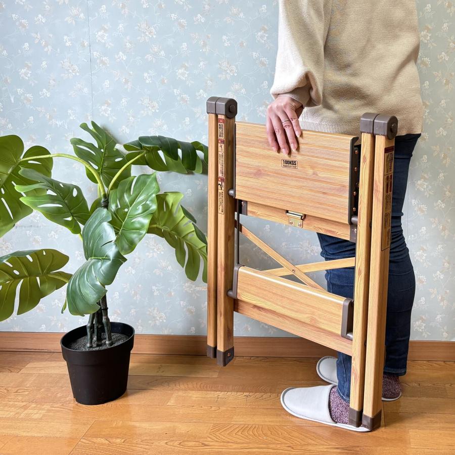 新品未使用】踏み台として スツール、収納棚 組立不要な3WAY仕様