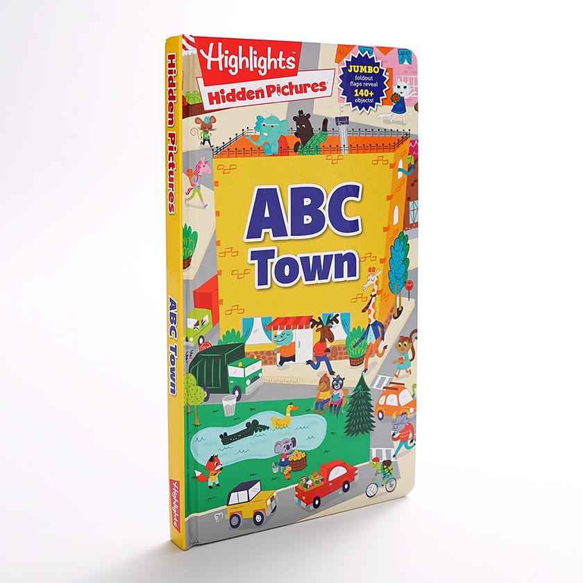 ABC Town 幼児 英語 絵本 さがしもの絵本 アルファベット 英単語 音声