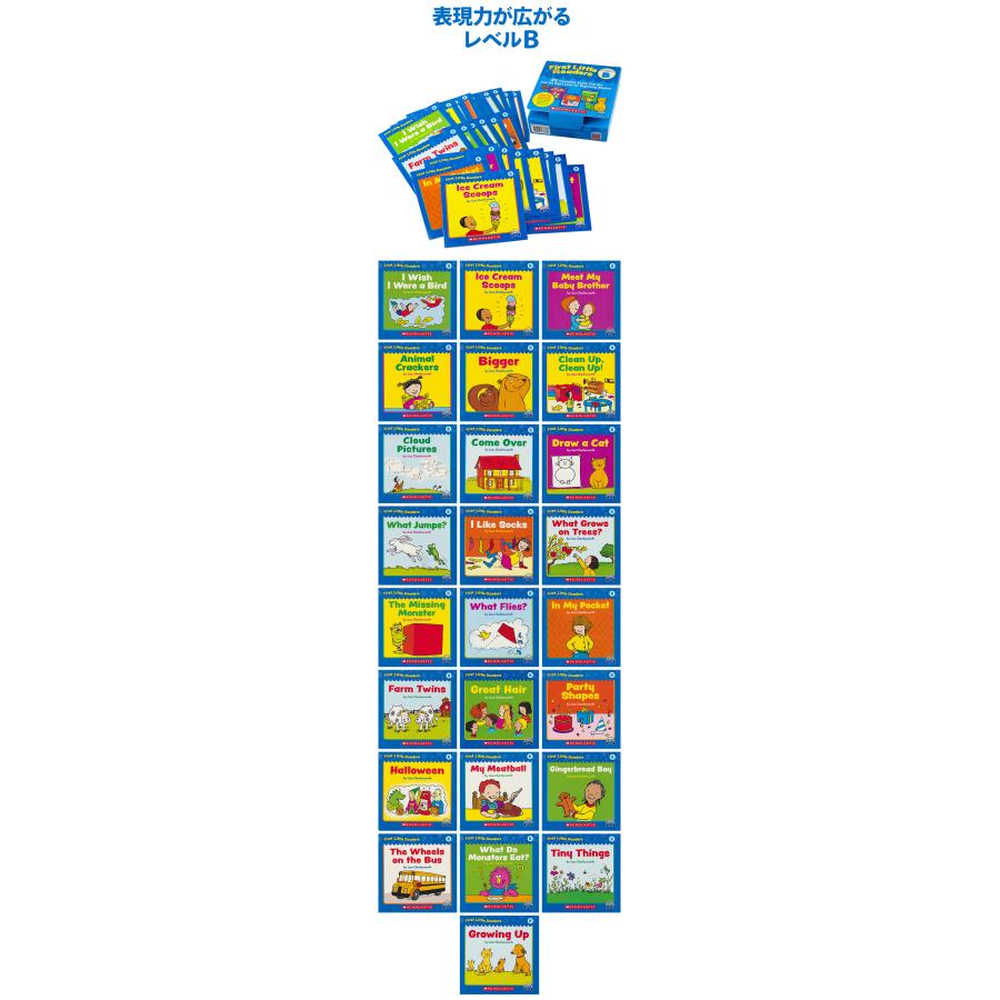 新品 First Little Readers B 音源付き 箱付き 6セット First Little Readers LEVEL B 音声付き 正規販売店 SCHOLASTIC スカラ
