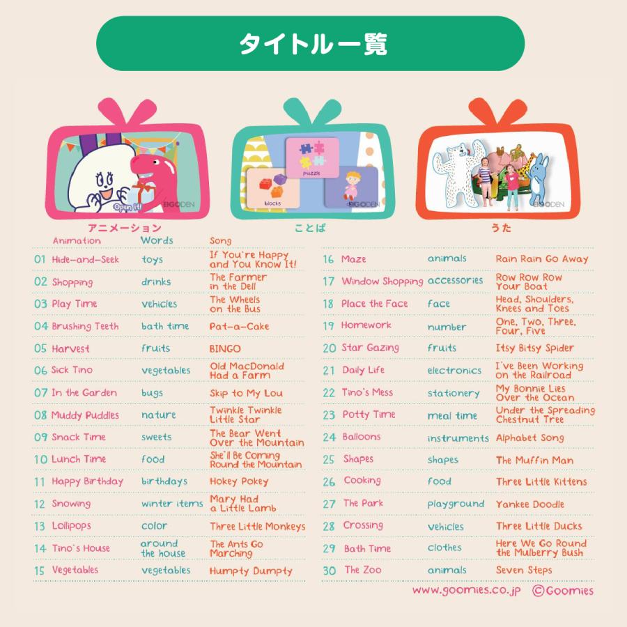 グーミーズ Goomies English for Kids DVD 英語学習 子供向け グーミーズ Goomies English for Kids DVD 英語学習 子供向け