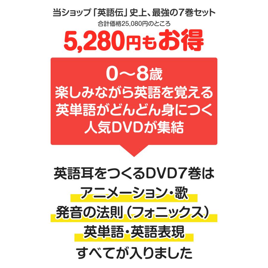 Goomies と Pinkfongなど DVD 7巻セット 英語 dvd 子供 英語歌 子ども