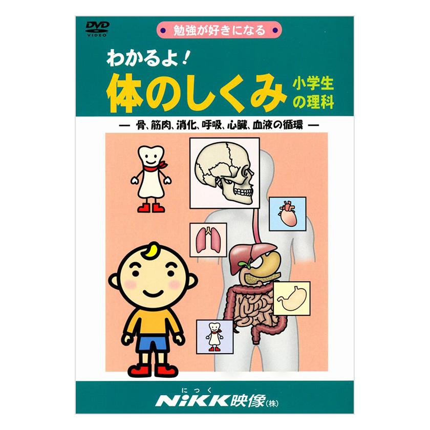 わかるよ 体のしくみ 小学生の理科 Dvd 日本語 正規販売店 Nikk映像 動画 イラスト マンガ アニメで覚える Nik 英語伝 Eigoden 通販 Yahoo ショッピング