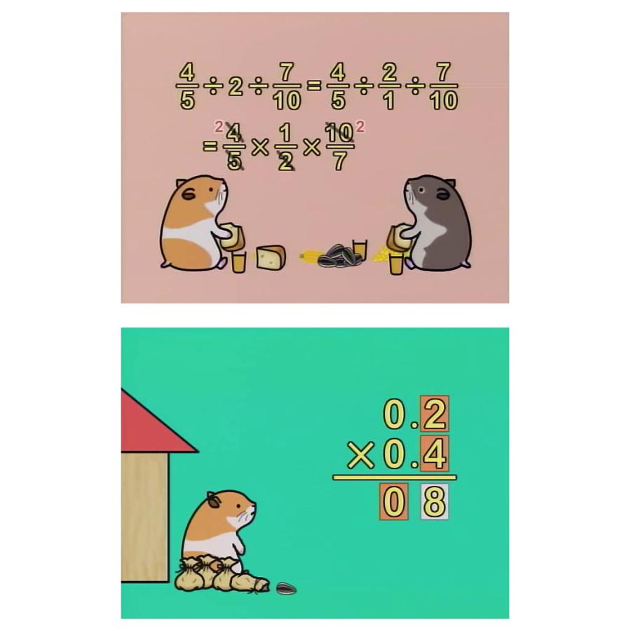 わかるよ！小数・分数 かけ算わり算 DVD 日本語【正規販売店】 NIKK