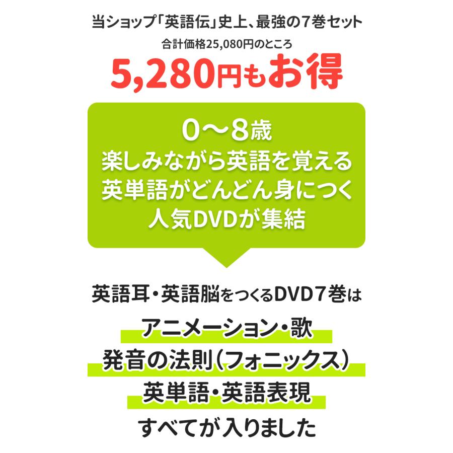 ペネロペ と Pinkfongなど DVD 7巻セット 英語 子供 幼児英語 幼児