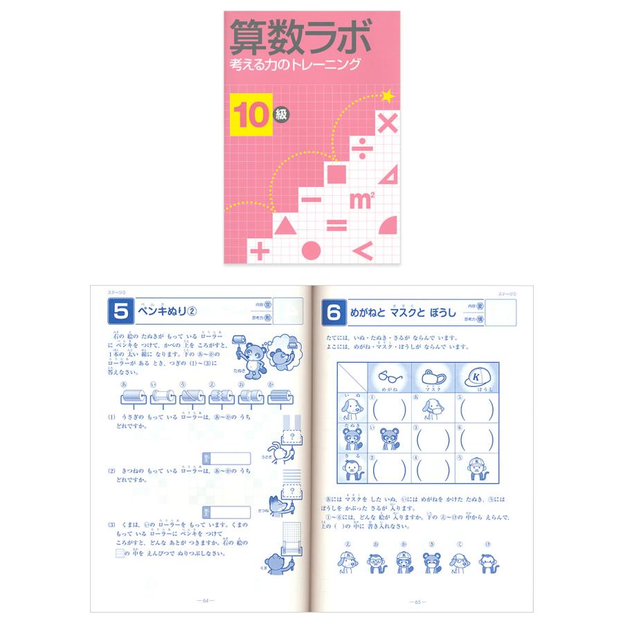 算数ラボ 10級 新学社 思考力検定サポート教材 入試に必要な考える力