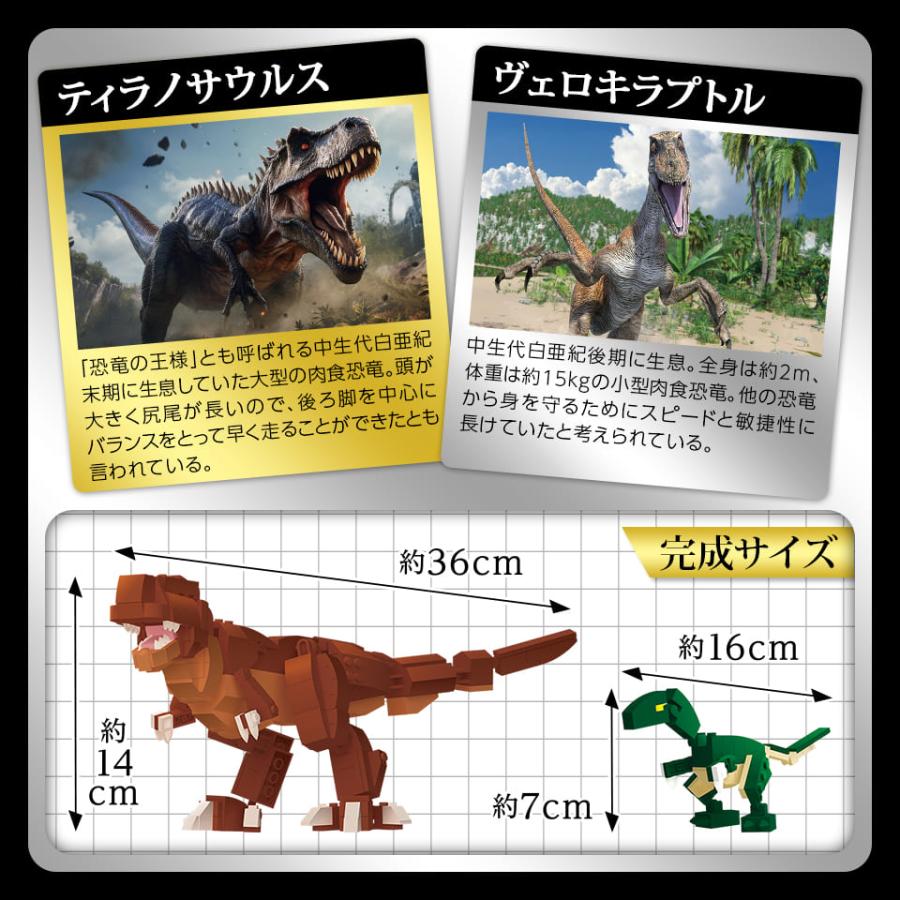 シルバーバック ティラノサウルス VS ヴェロキラプトル 恐竜