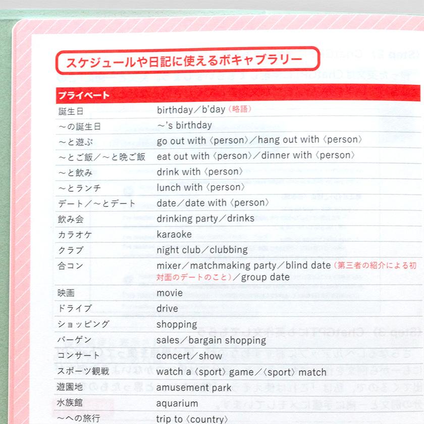 英語手帳 2026年版 ミニ版 ディープブルー 1月始まり 正規販売店 手帳