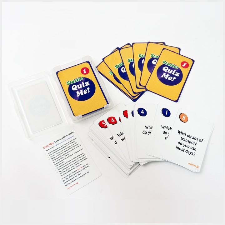 英語 カード Quiz Me Conversation Cards For Adults Starter Pack 1 送料無料 カードゲーム 日常英会話 ビジネス英語 英語教材 英語クイズ Tr Quizmesp1 英語伝 Eigoden 通販 Yahoo ショッピング