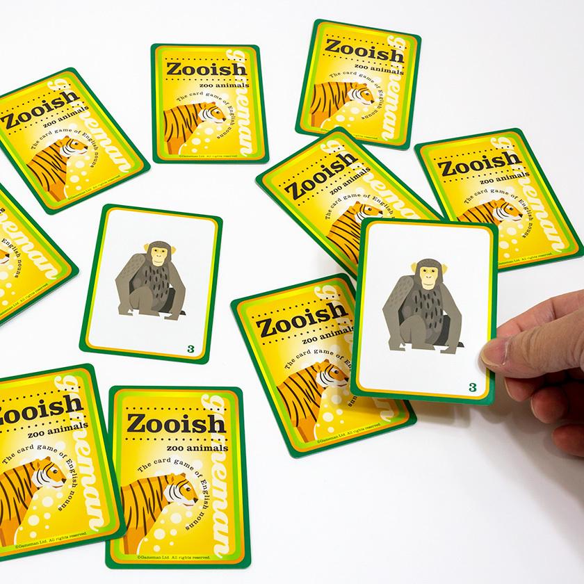 Zooish zoo animals Vocabulary Games nouns Gameman ズーイッシュ