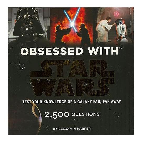 OBSESSED STAR WARS 2500 QUESTIONS スターウォーズ ファンブック 洋書 英語書籍 バーゲンブック｜eigoden