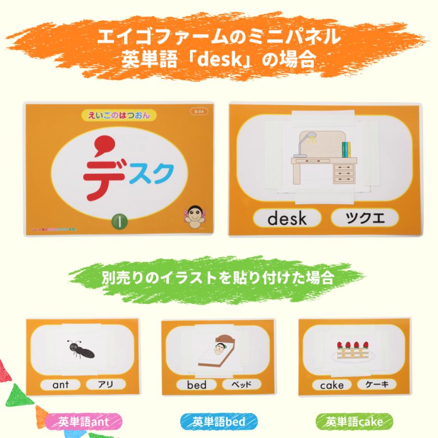 エイゴファームの英単語ミニパネル 5枚セット Gシリーズ G1 G5 オレンジ Panelg1g5 エイゴファーム 通販 Yahoo ショッピング