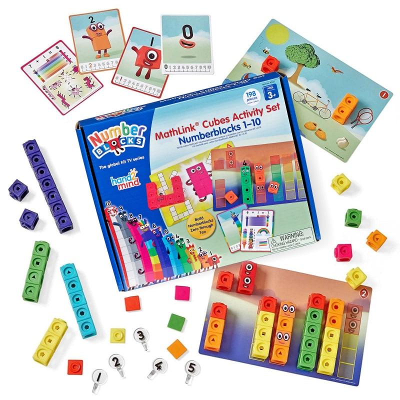 Numberblocks 【MathLink Cubes 1-10 キューブ 100個入り