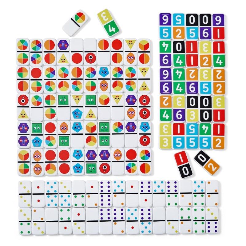 Numberblocks ナンバーブロックス 【ドミノセット 112個入り かず